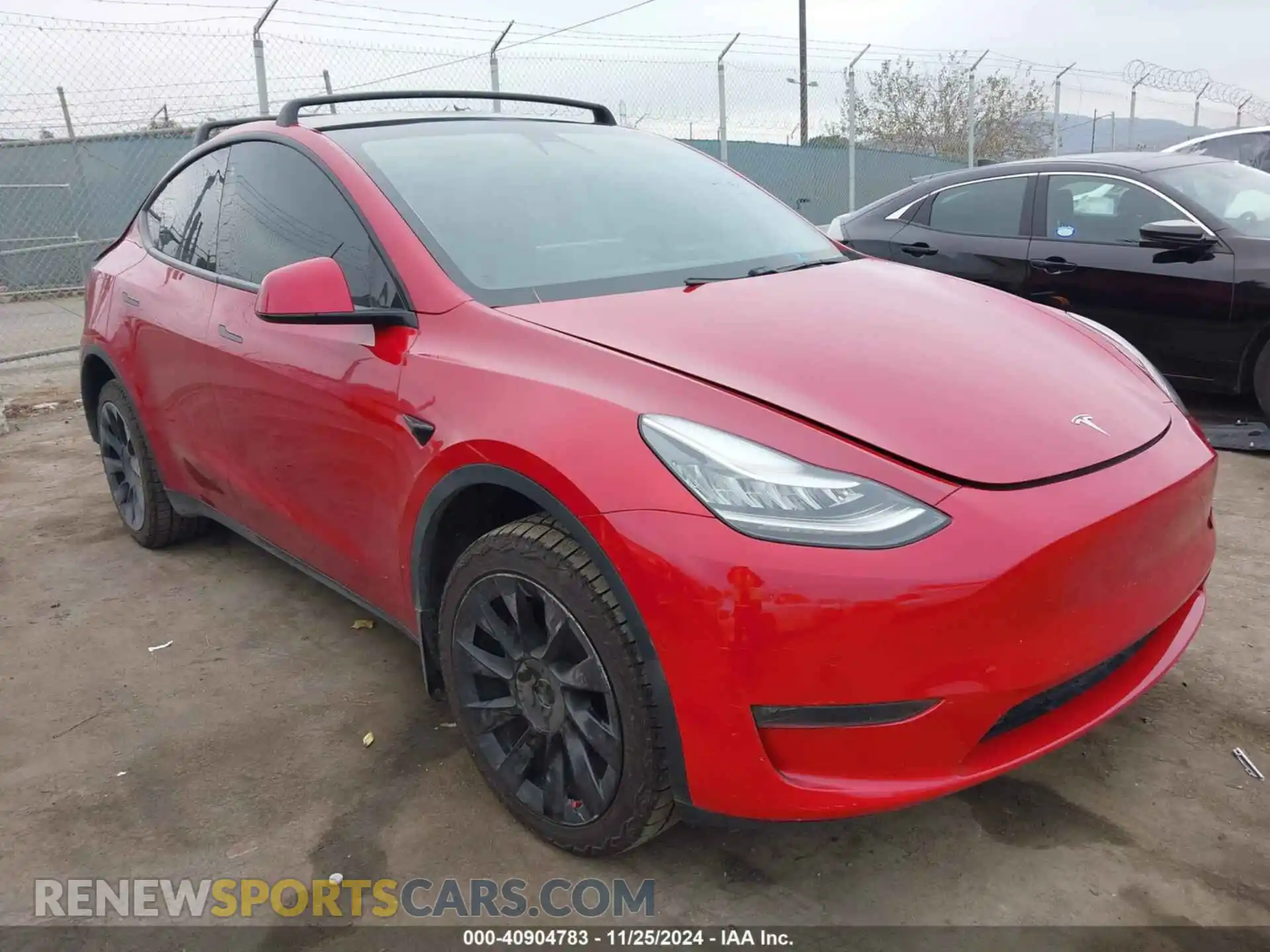 1 Photograph of a damaged car 5YJYGDEE7MF088398 TESLA MODEL Y 2021