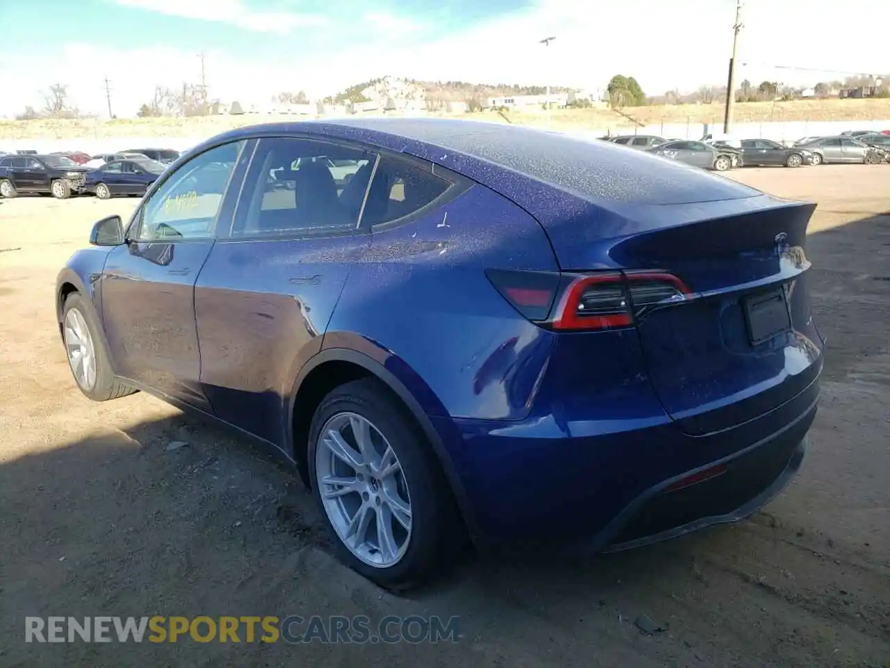 3 Photograph of a damaged car 5YJYGDEE7MF091771 TESLA MODEL Y 2021