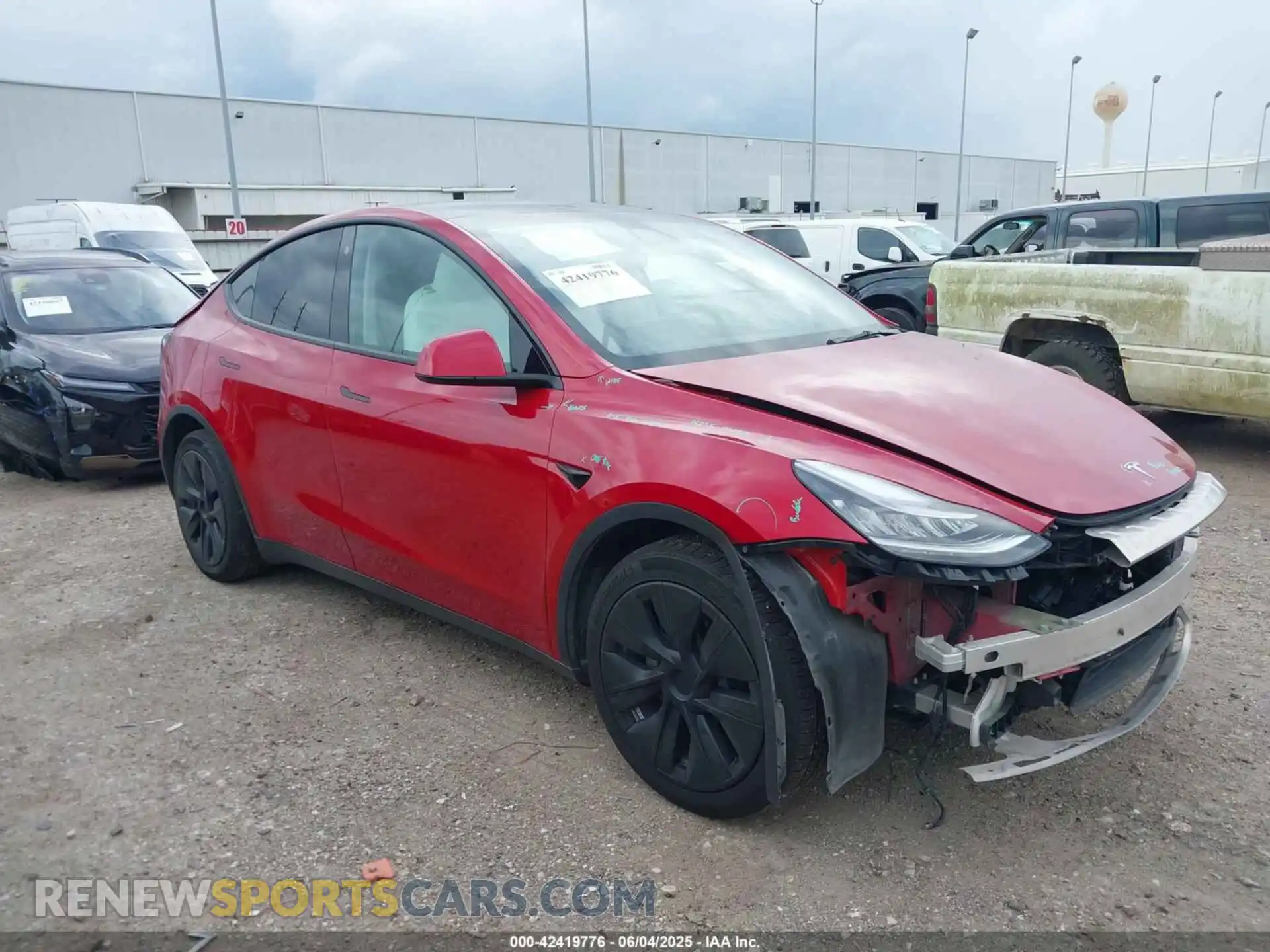 1 Photograph of a damaged car 5YJYGDEE7MF130651 TESLA MODEL Y 2021