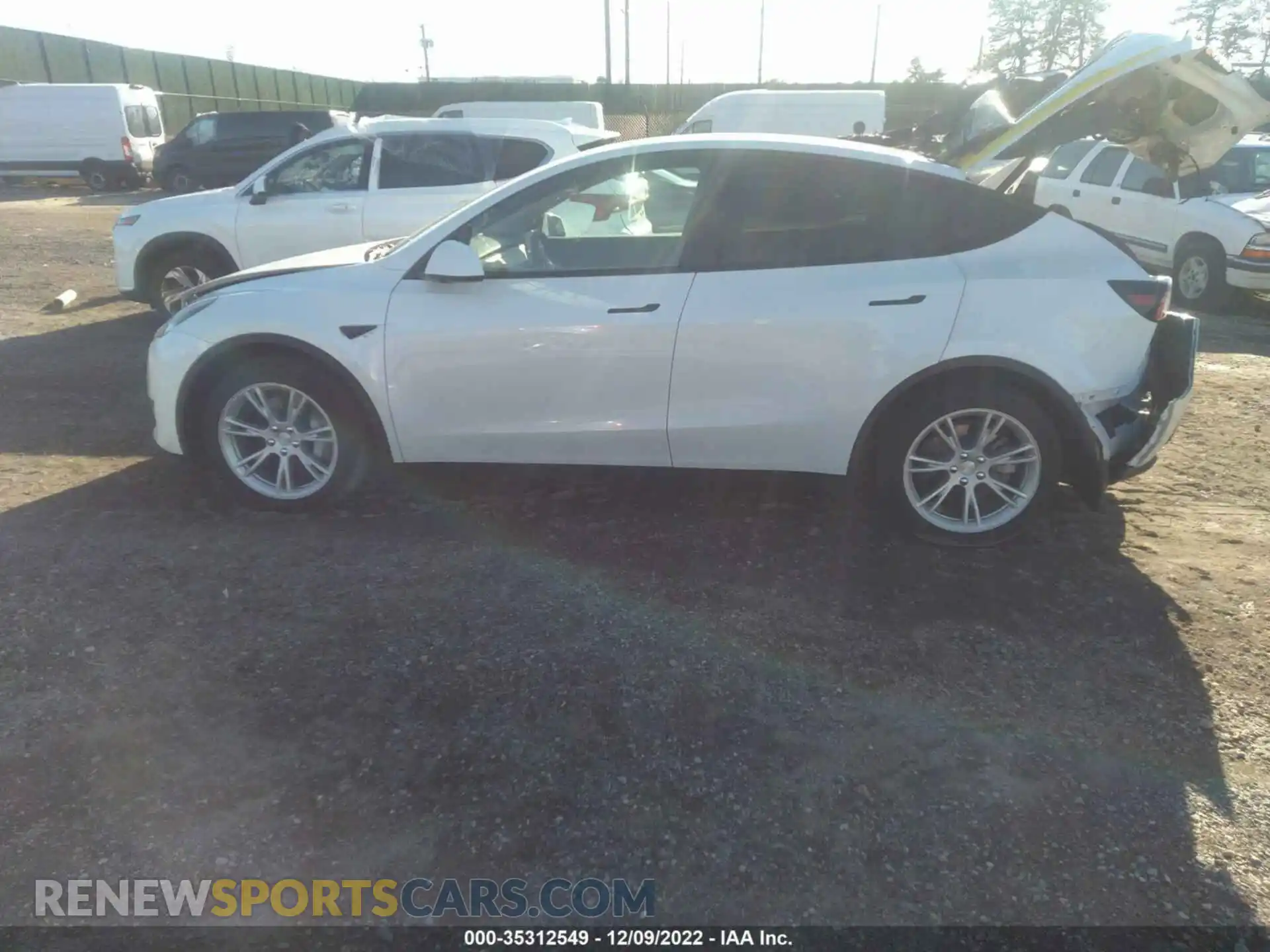 2 Фотография поврежденного автомобиля 5YJYGDEE7MF135221 TESLA MODEL Y 2021