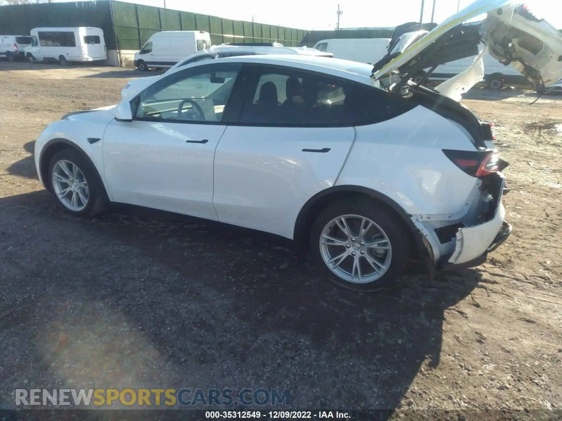 3 Фотография поврежденного автомобиля 5YJYGDEE7MF135221 TESLA MODEL Y 2021