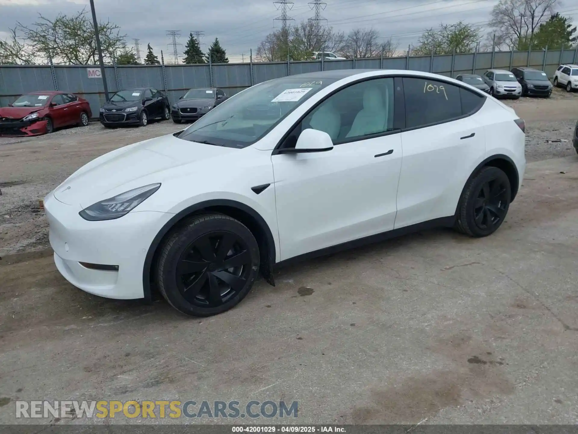 2 Photograph of a damaged car 5YJYGDEE7MF141178 TESLA MODEL Y 2021