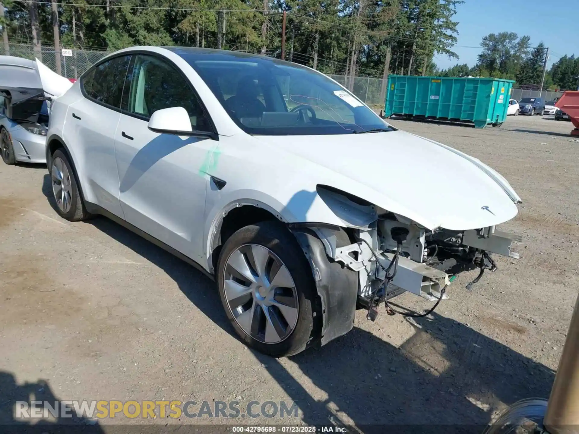 1 Photograph of a damaged car 5YJYGDEE7MF191790 TESLA MODEL Y 2021