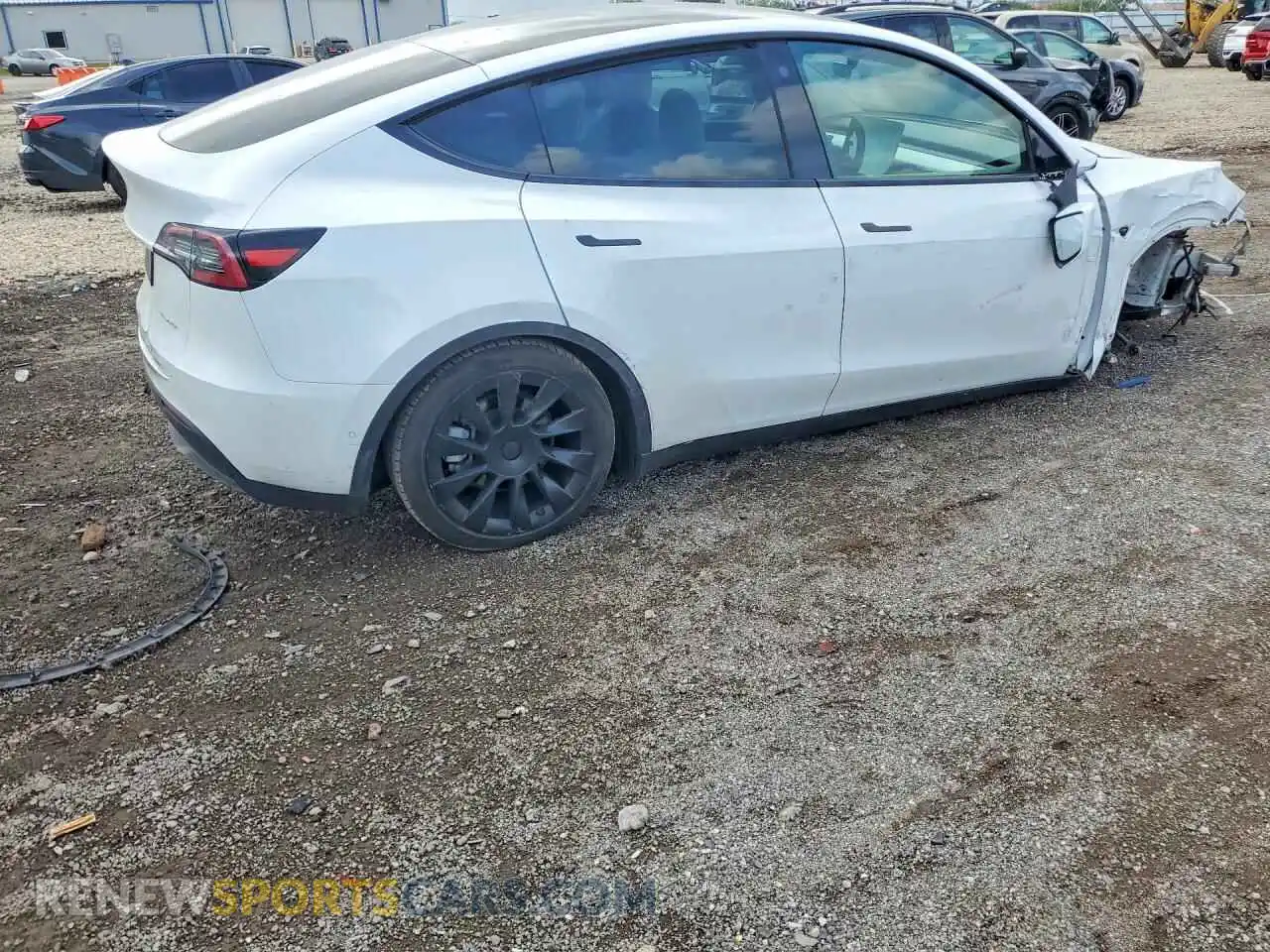 3 Фотография поврежденного автомобиля 5YJYGDEE7MF240566 TESLA MODEL Y 2021