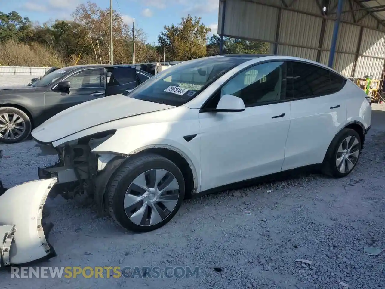 1 Фотография поврежденного автомобиля 5YJYGDEE7MF259389 TESLA MODEL Y 2021
