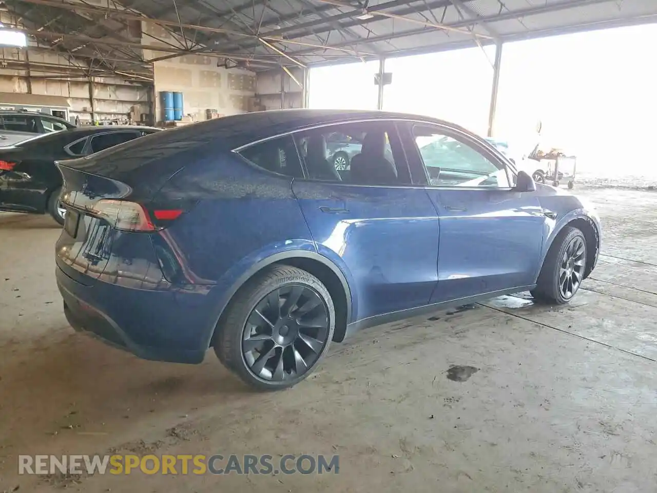3 fotografías del automóvil dañado 5YJYGDEE7MF278704 TESLA MODEL Y 2021