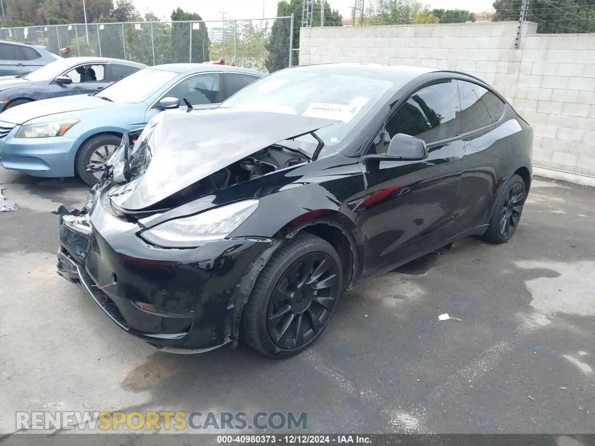 2 Photograph of a damaged car 5YJYGDEE7MF284017 TESLA MODEL Y 2021