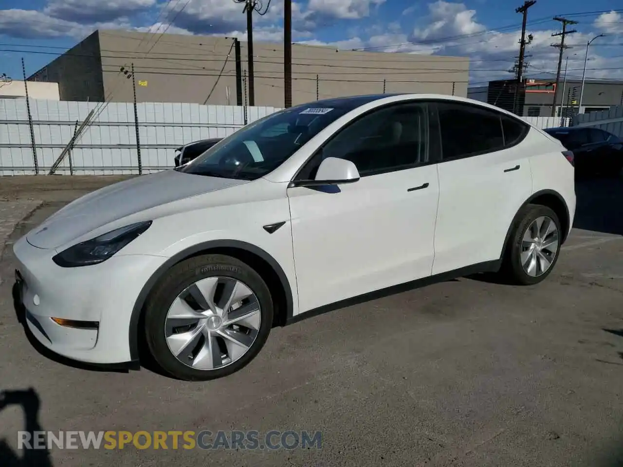 1 Photograph of a damaged car 5YJYGDEE7MF294420 TESLA MODEL Y 2021