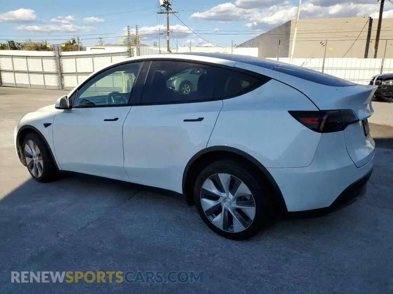 2 Photograph of a damaged car 5YJYGDEE7MF294420 TESLA MODEL Y 2021