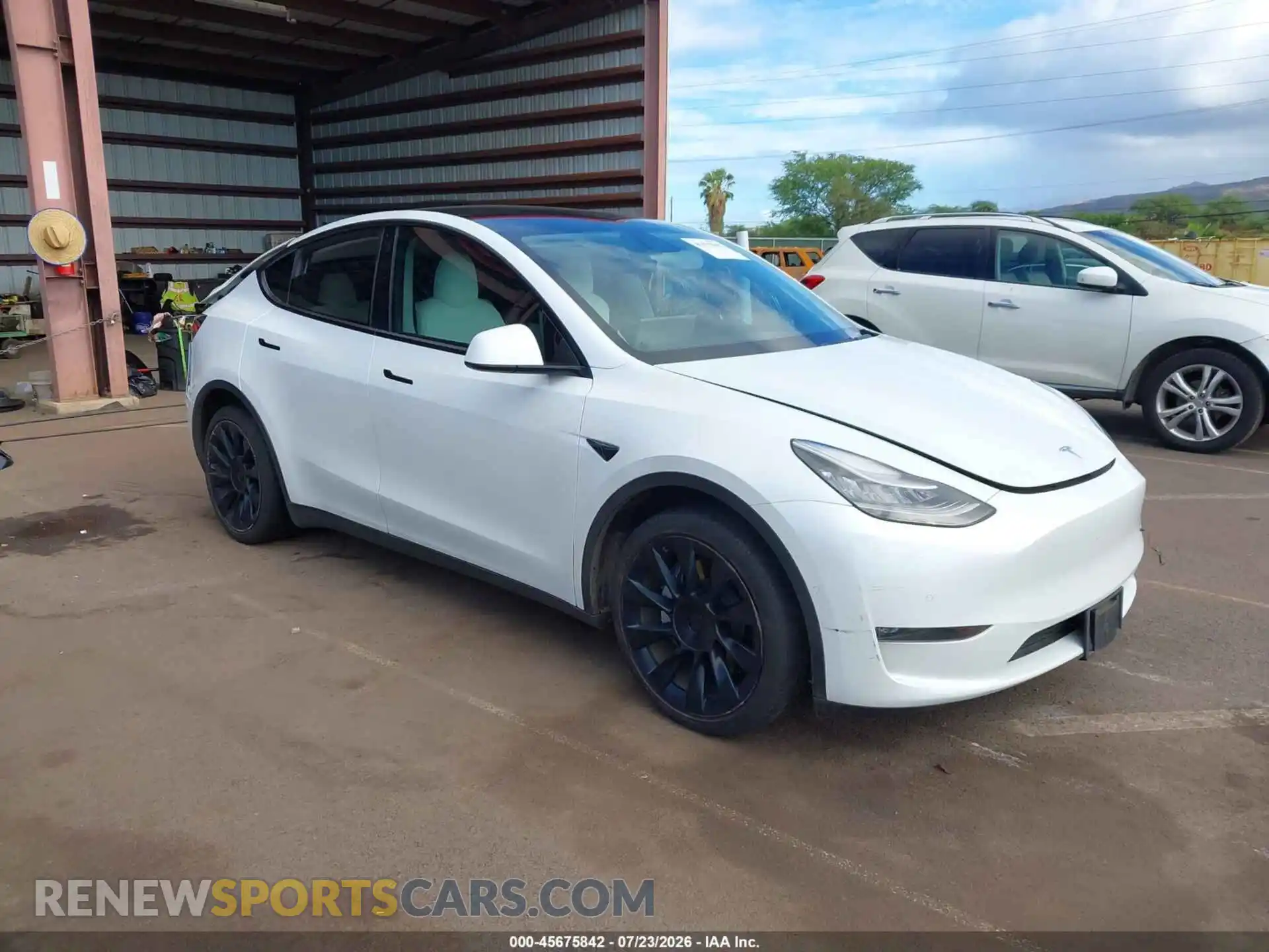 1 fotografías del automóvil dañado 5YJYGDEE8MF075109 TESLA MODEL Y 2021