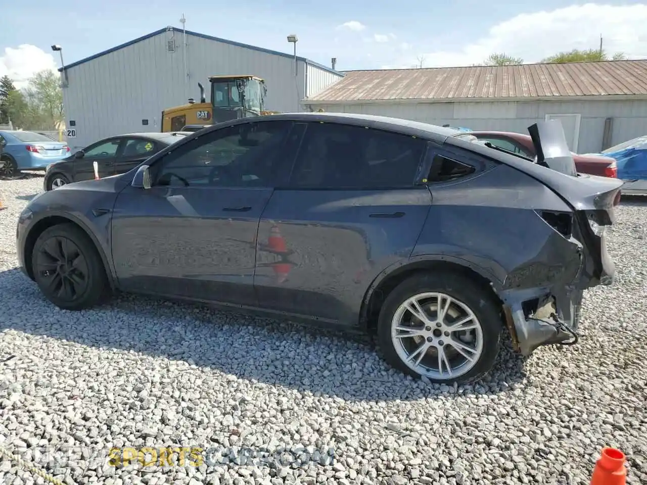 2 Photograph of a damaged car 5YJYGDEE8MF081346 TESLA MODEL Y 2021