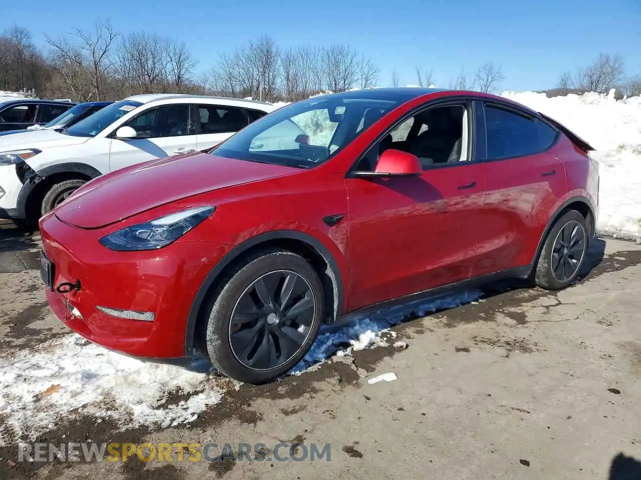 1 Фотография поврежденного автомобиля 5YJYGDEE8MF086126 TESLA MODEL Y 2021