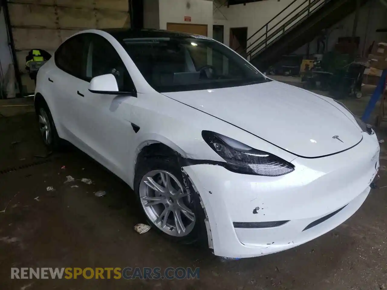 1 fotografías del automóvil dañado 5YJYGDEE8MF091424 TESLA MODEL Y 2021