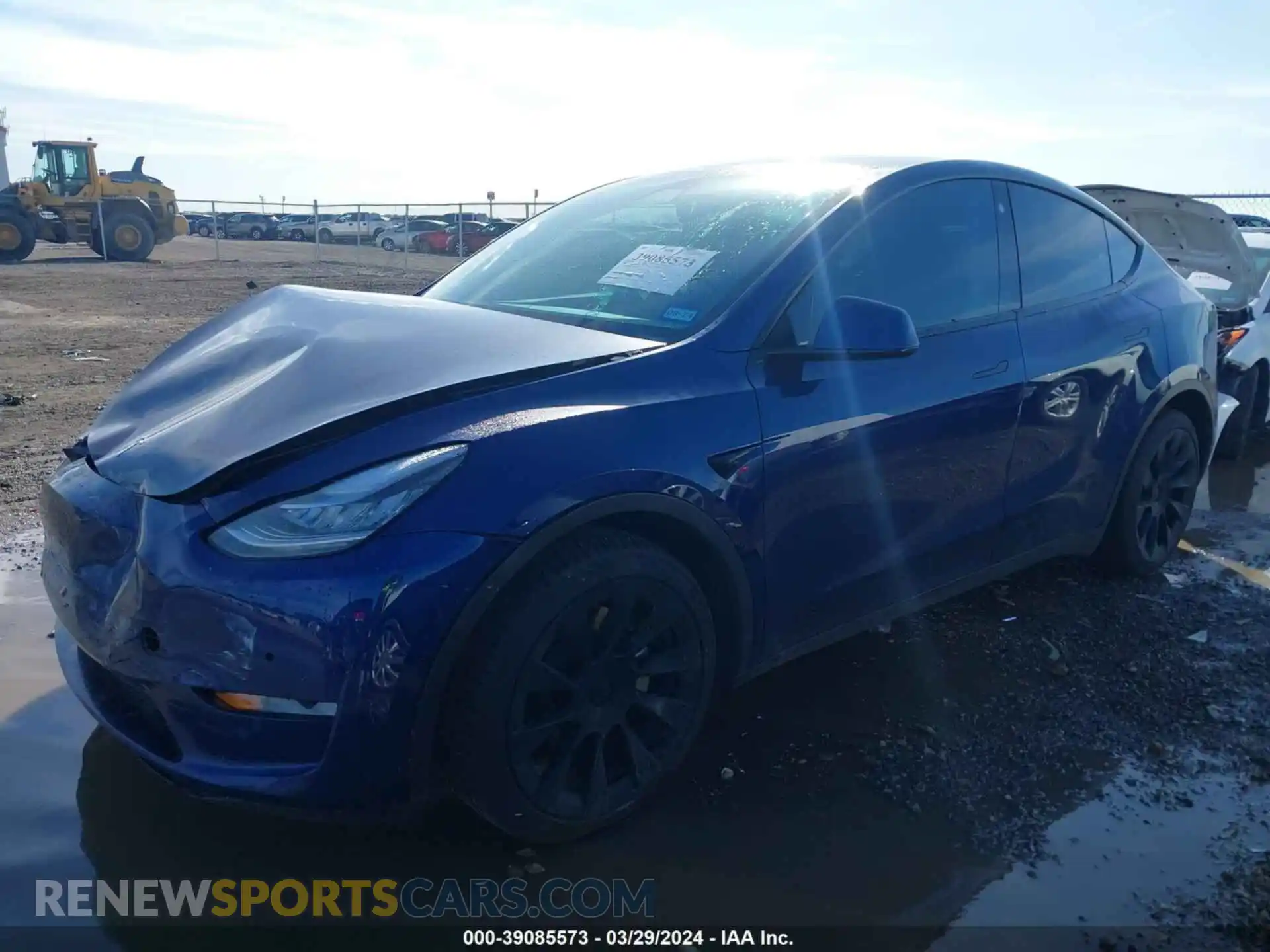 2 Photograph of a damaged car 5YJYGDEE8MF102051 TESLA MODEL Y 2021