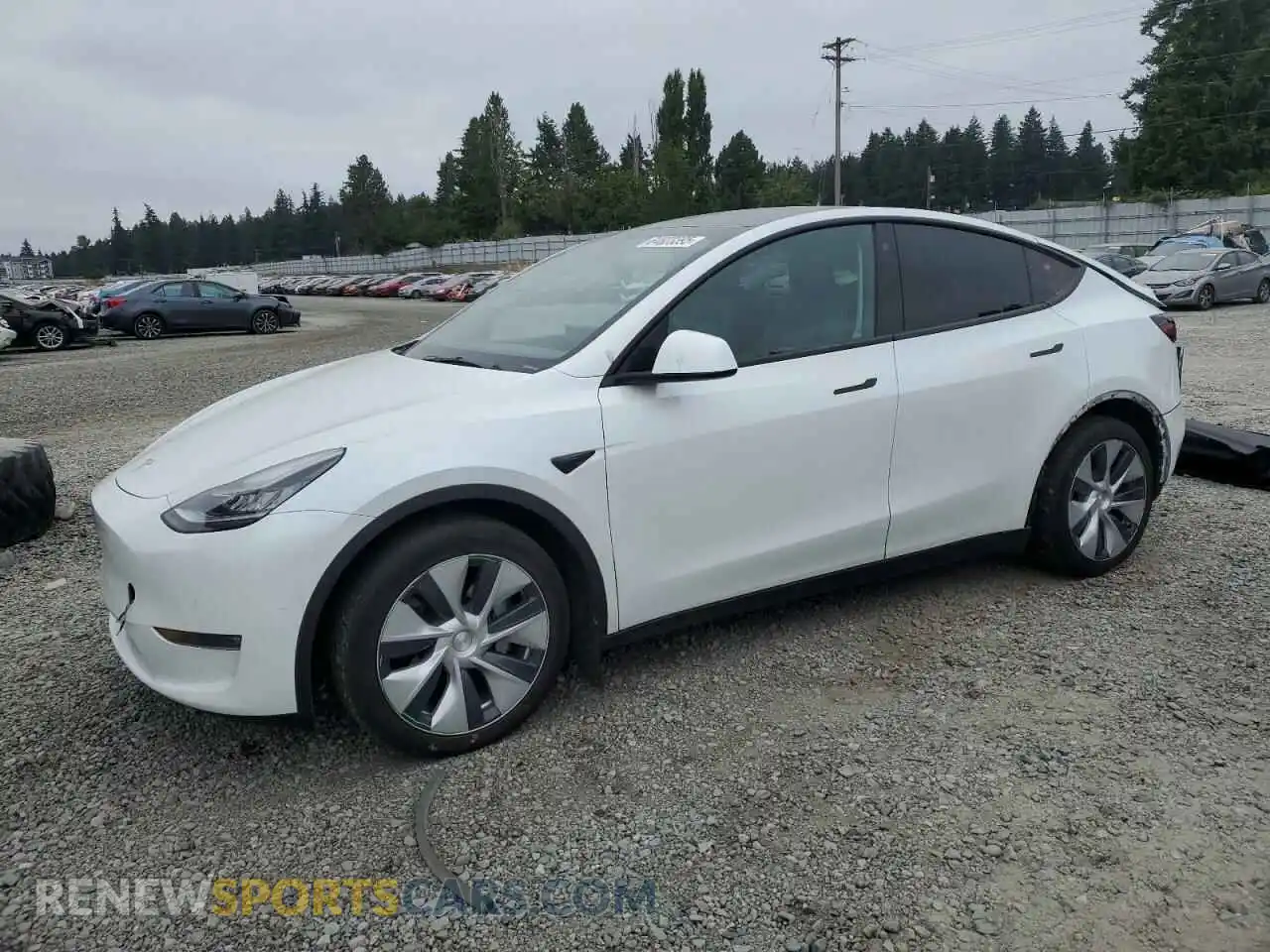 1 Фотография поврежденного автомобиля 5YJYGDEE8MF106911 TESLA MODEL Y 2021