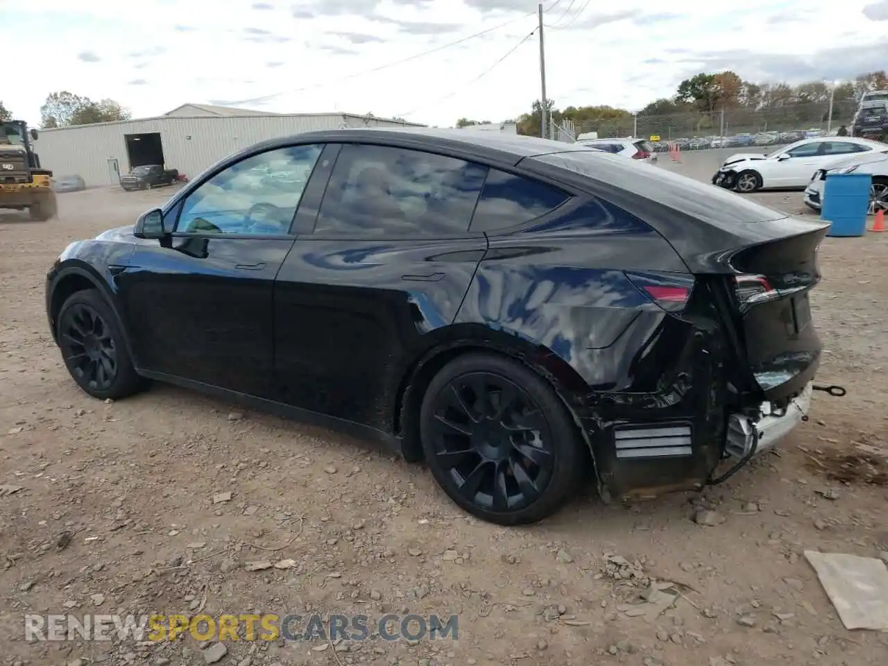 2 Photograph of a damaged car 5YJYGDEE8MF119805 TESLA MODEL Y 2021