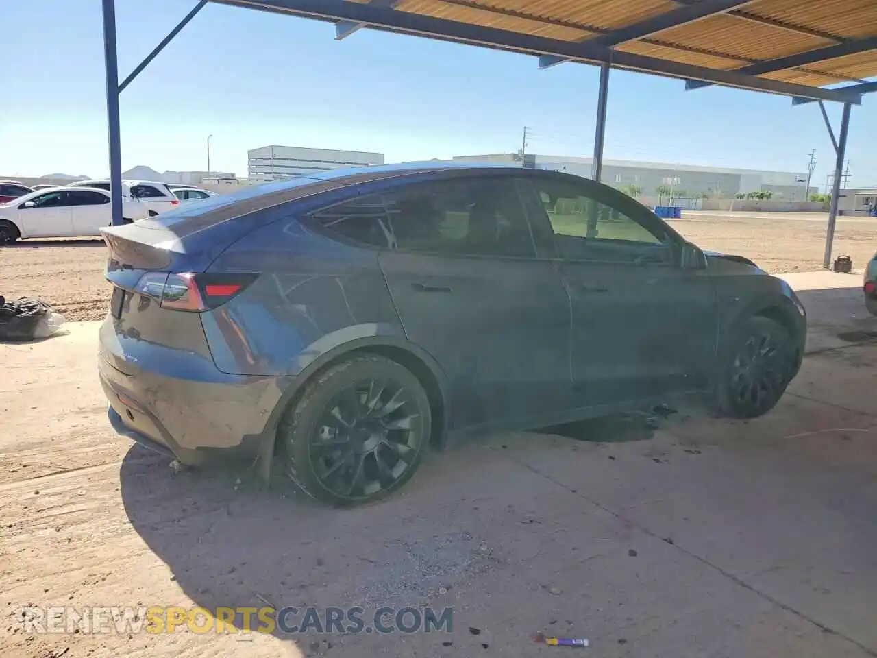 3 Photograph of a damaged car 5YJYGDEE8MF152996 TESLA MODEL Y 2021
