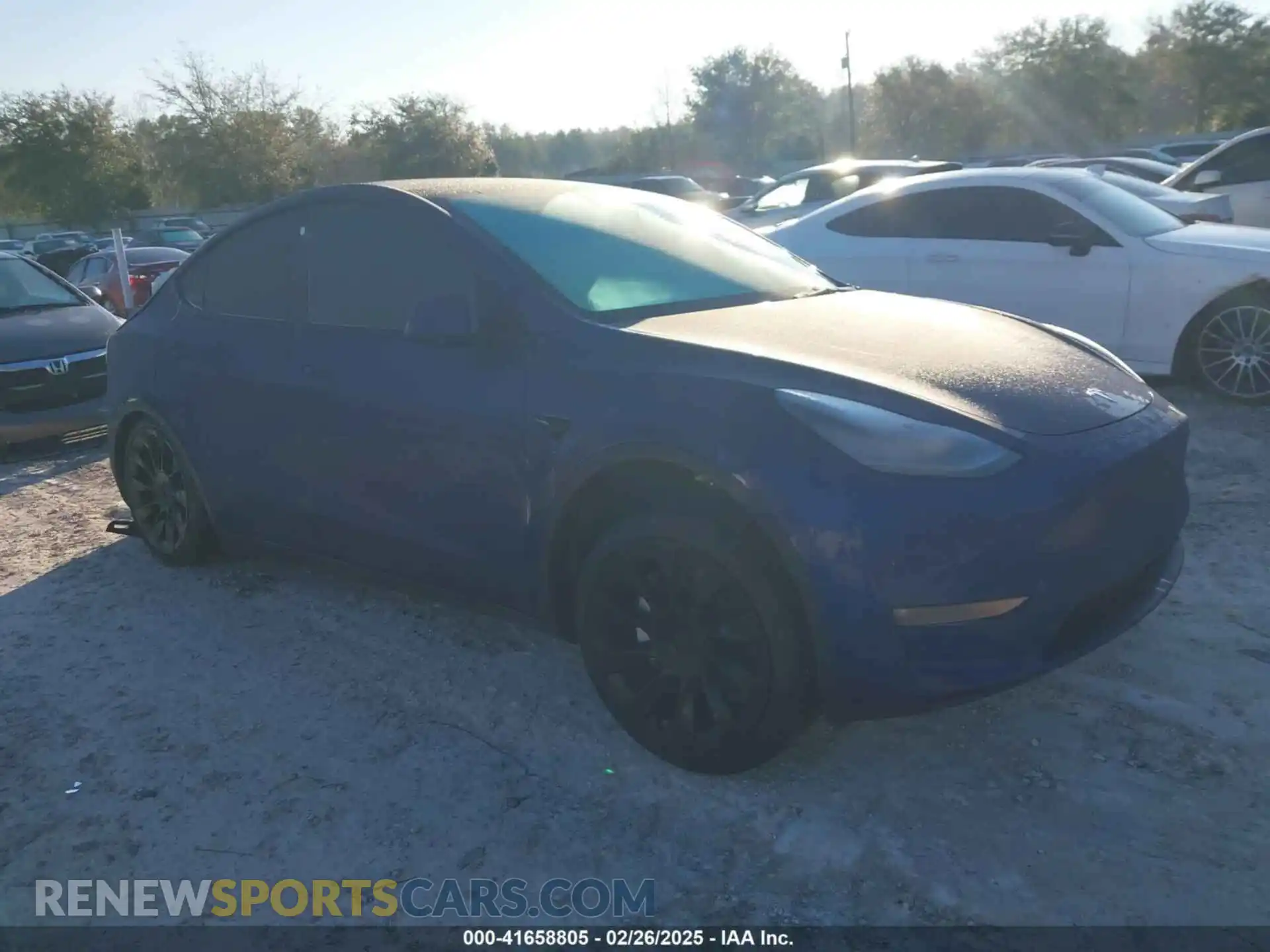 1 Фотография поврежденного автомобиля 5YJYGDEE8MF177252 TESLA MODEL Y 2021