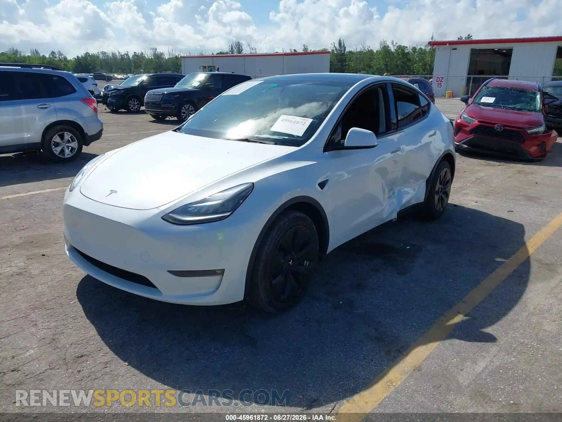 2 Photograph of a damaged car 5YJYGDEE8MF224554 TESLA MODEL Y 2021