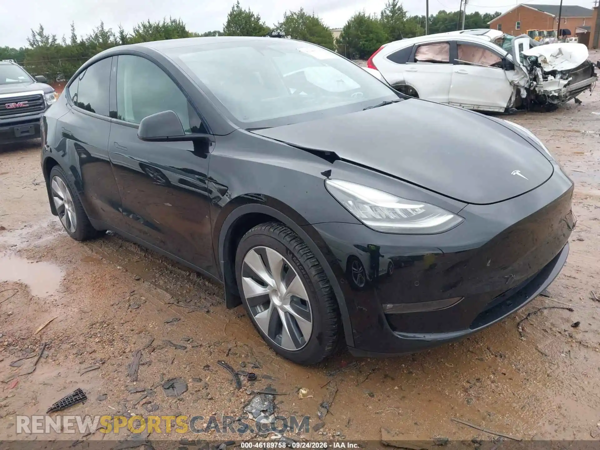 1 Photograph of a damaged car 5YJYGDEE8MF232248 TESLA MODEL Y 2021