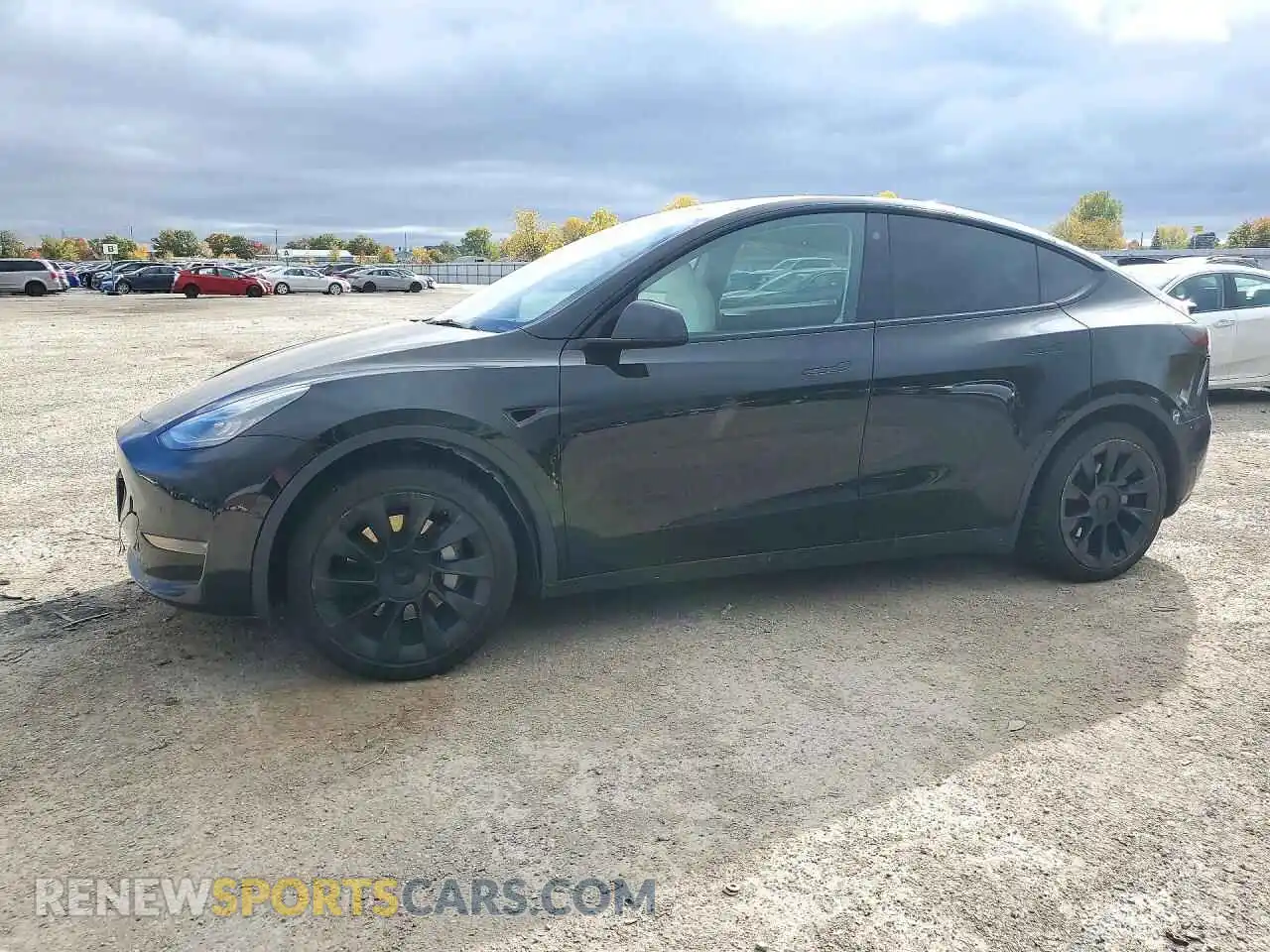 1 Photograph of a damaged car 5YJYGDEE8MF266920 TESLA MODEL Y 2021