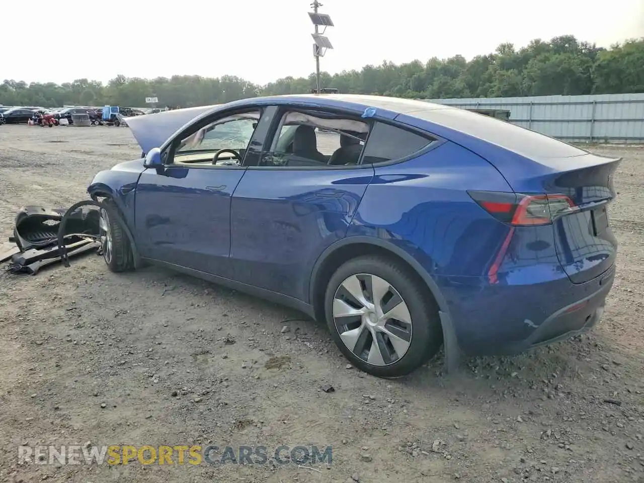 2 Photograph of a damaged car 5YJYGDEE8MF279232 TESLA MODEL Y 2021