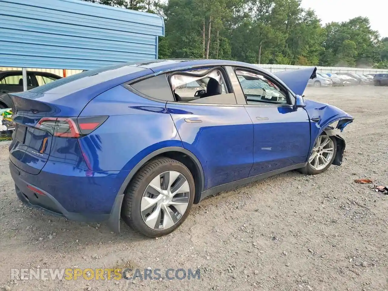 3 Photograph of a damaged car 5YJYGDEE8MF279232 TESLA MODEL Y 2021