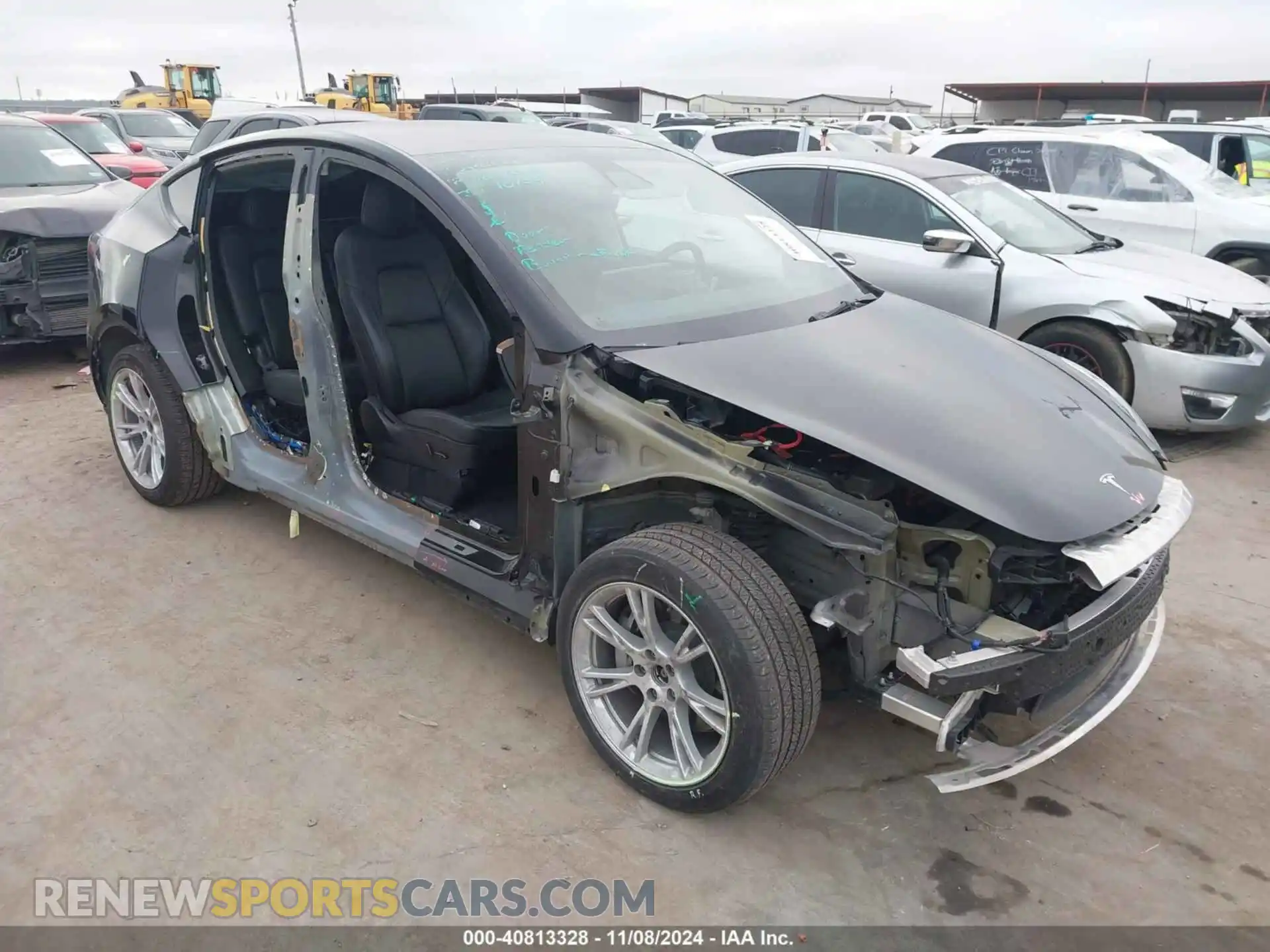 1 fotografías del automóvil dañado 5YJYGDEE8MF281224 TESLA MODEL Y 2021