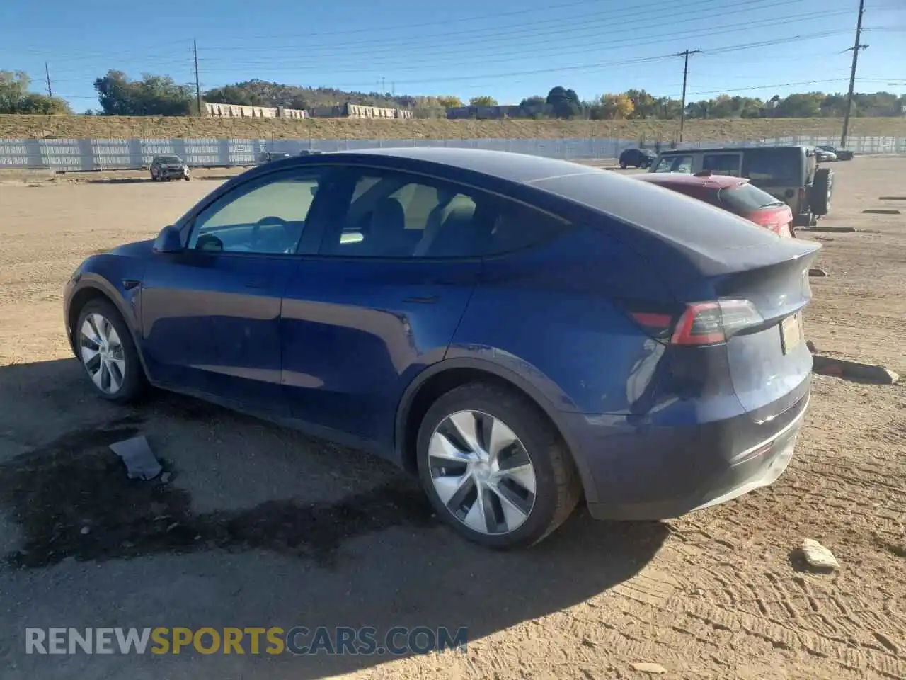 2 Photograph of a damaged car 5YJYGDEE8MF299660 TESLA MODEL Y 2021