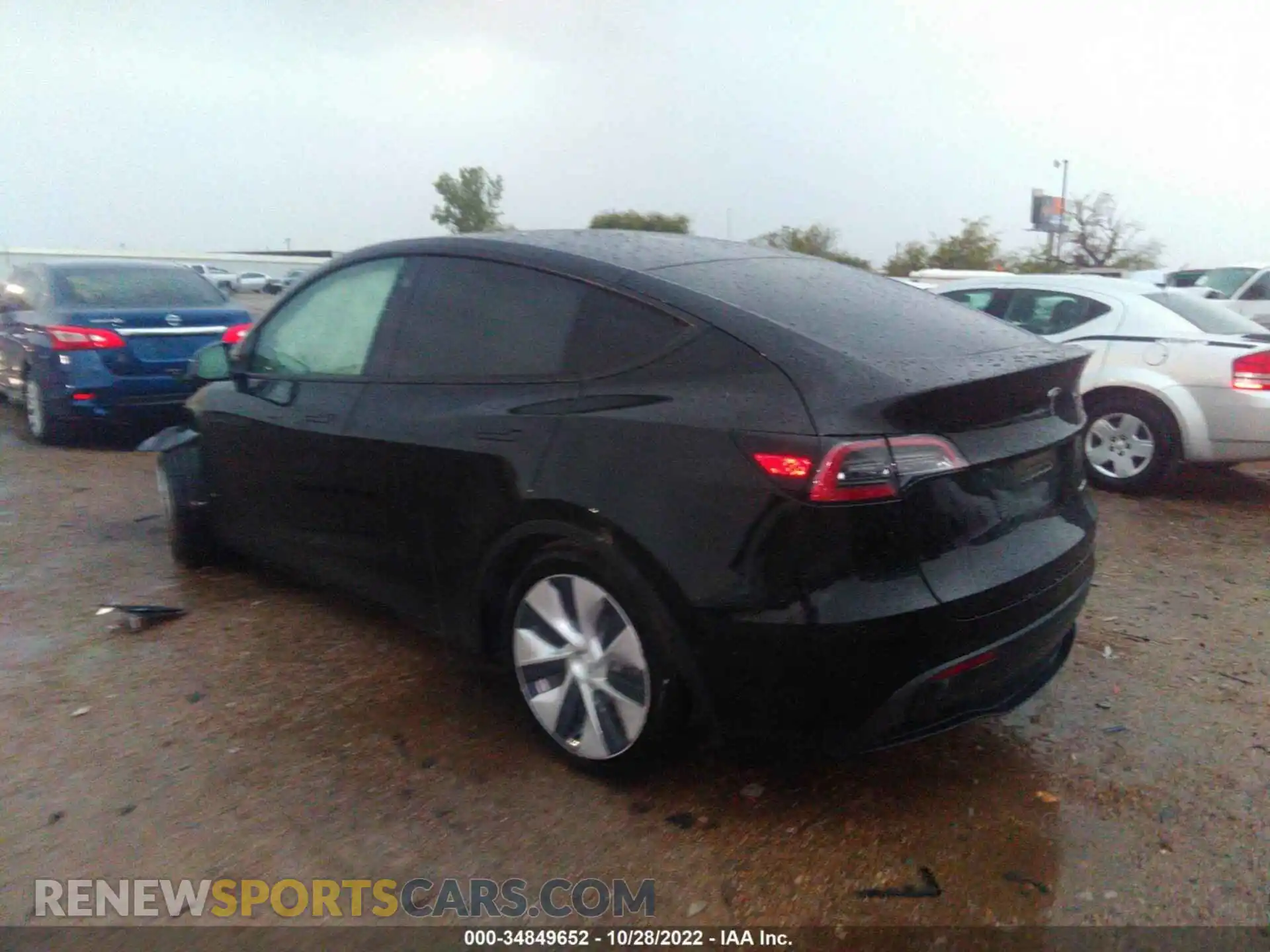3 fotografías del automóvil dañado 5YJYGDEE8MF305053 TESLA MODEL Y 2021