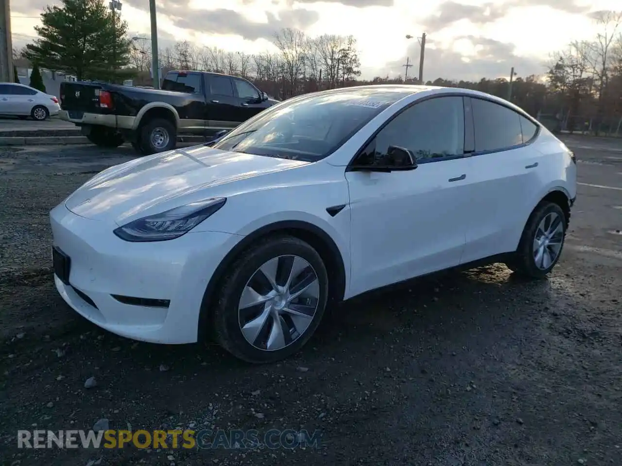 1 fotografías del automóvil dañado 5YJYGDEE9MF065656 TESLA MODEL Y 2021