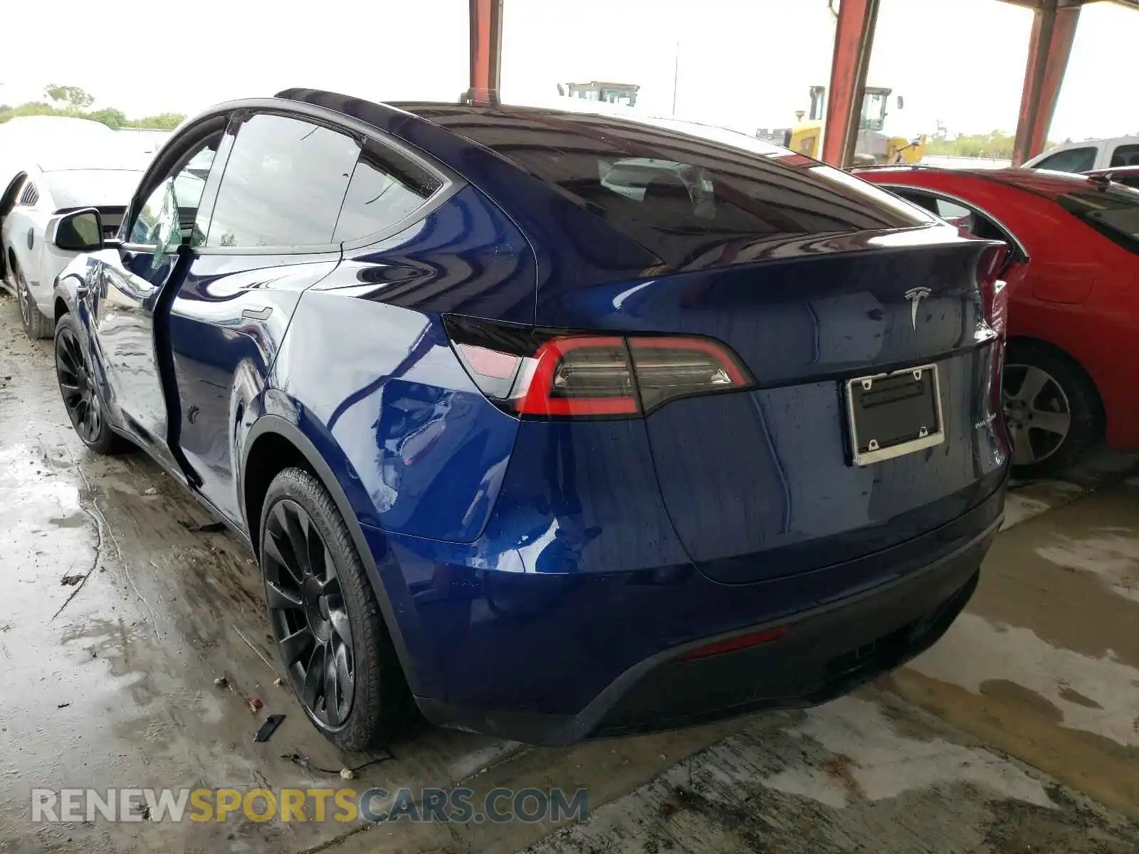 3 Photograph of a damaged car 5YJYGDEE9MF087558 TESLA MODEL Y 2021
