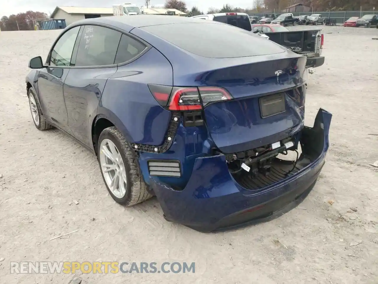 3 Фотография поврежденного автомобиля 5YJYGDEE9MF088726 TESLA MODEL Y 2021