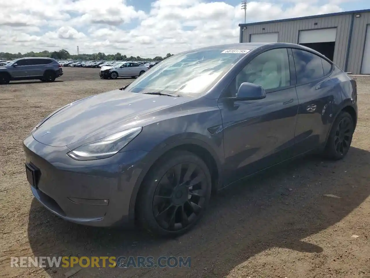 1 Photograph of a damaged car 5YJYGDEE9MF123958 TESLA MODEL Y 2021
