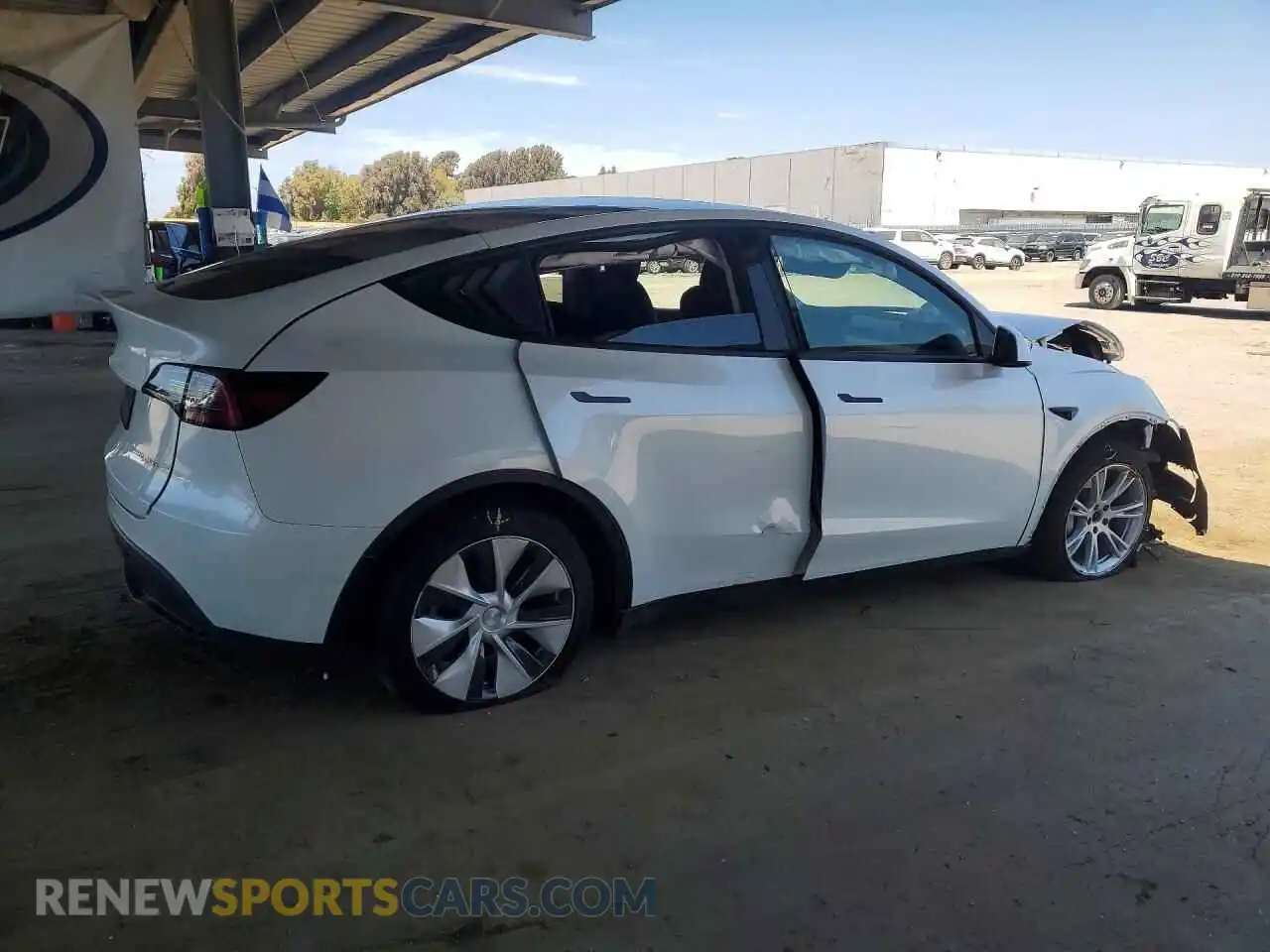 3 Photograph of a damaged car 5YJYGDEE9MF150254 TESLA MODEL Y 2021