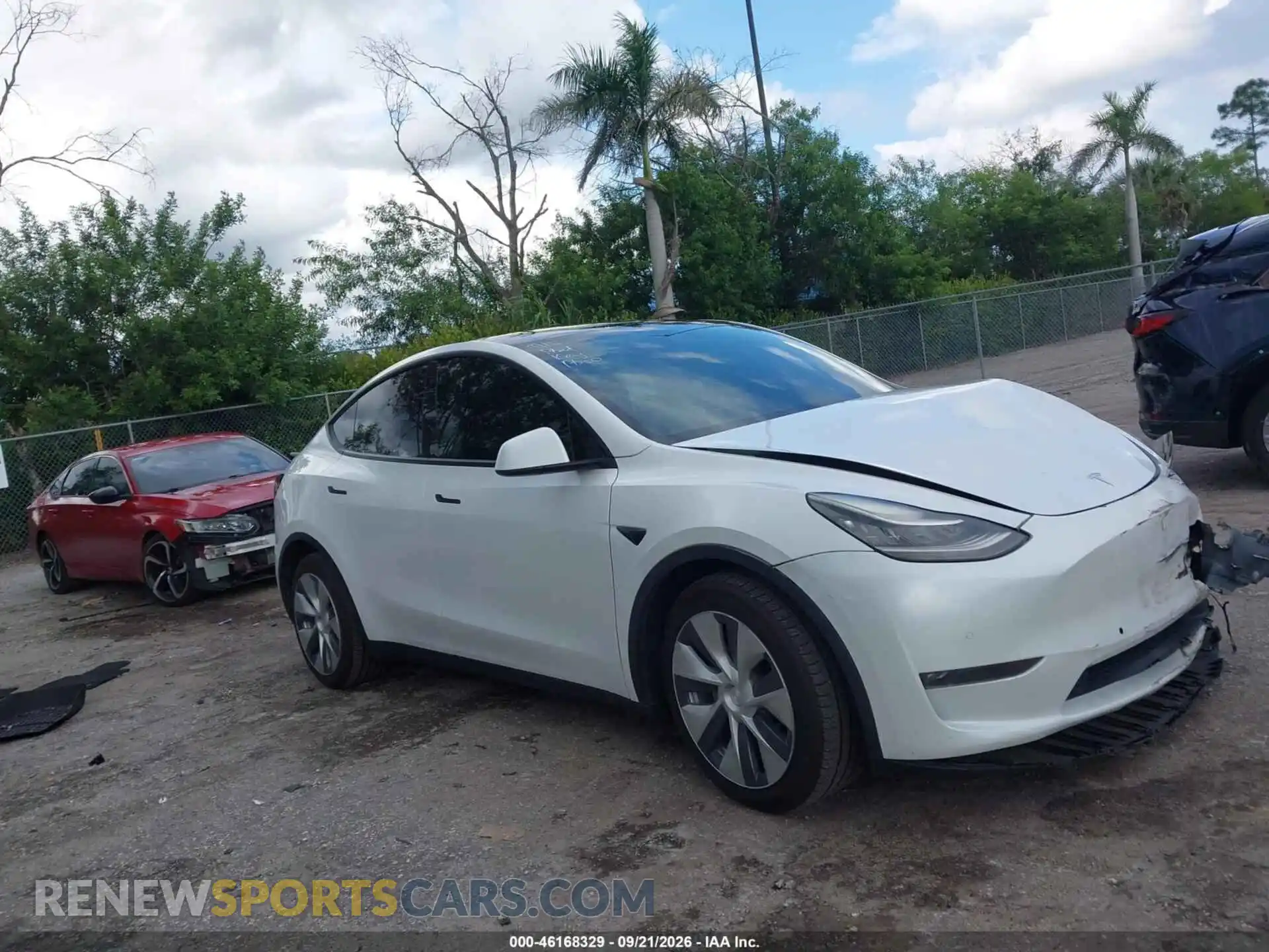 1 fotografías del automóvil dañado 5YJYGDEE9MF153705 TESLA MODEL Y 2021