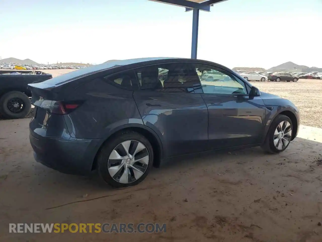 3 Photograph of a damaged car 5YJYGDEE9MF190592 TESLA MODEL Y 2021