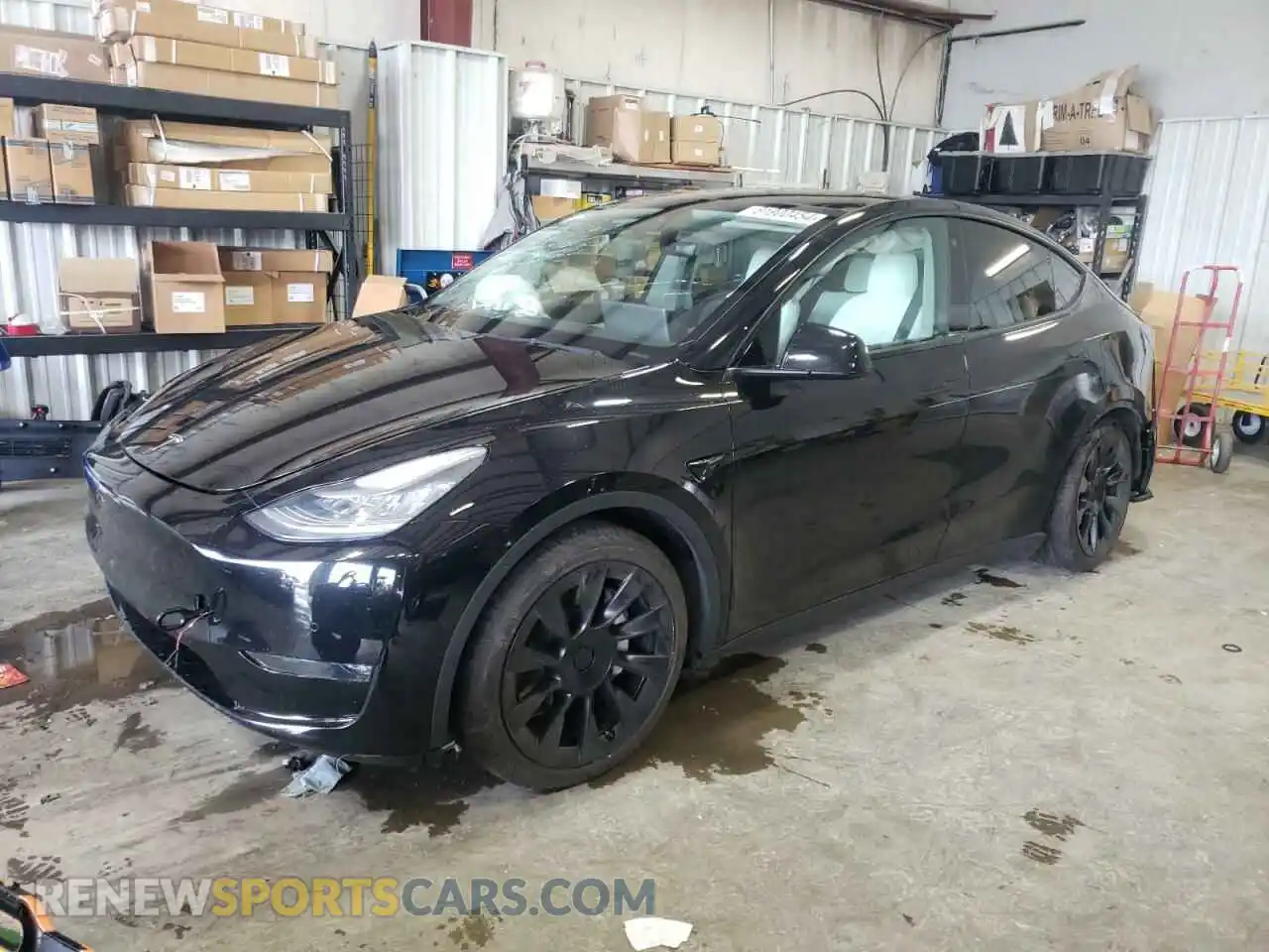 1 fotografías del automóvil dañado 5YJYGDEE9MF195579 TESLA MODEL Y 2021