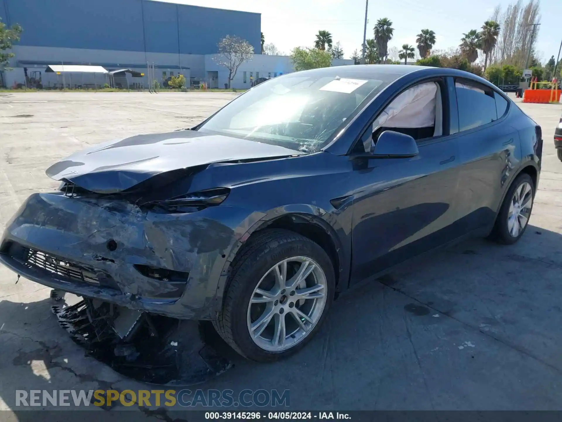 2 Photograph of a damaged car 5YJYGDEE9MF211067 TESLA MODEL Y 2021