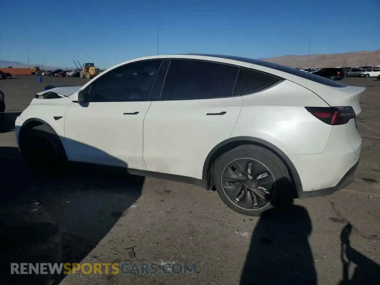 2 Photograph of a damaged car 5YJYGDEE9MF214406 TESLA MODEL Y 2021