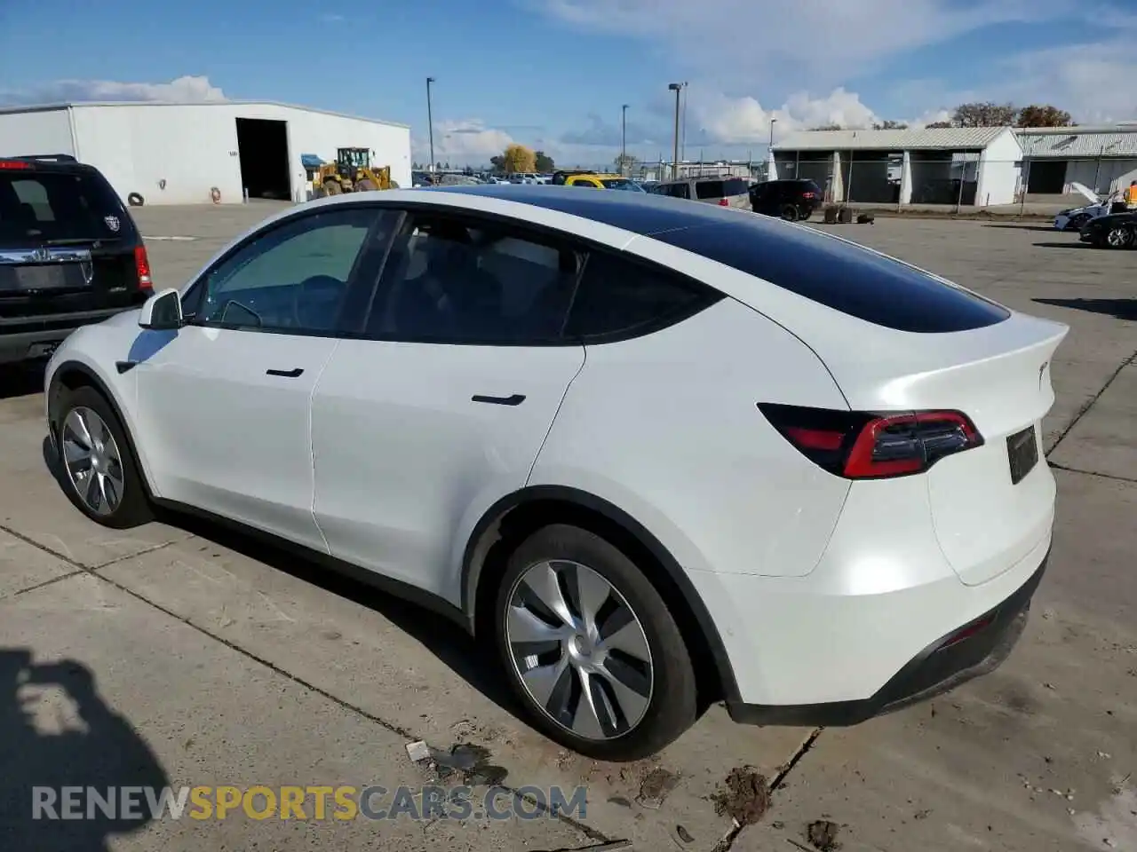 2 Photograph of a damaged car 5YJYGDEE9MF222828 TESLA MODEL Y 2021