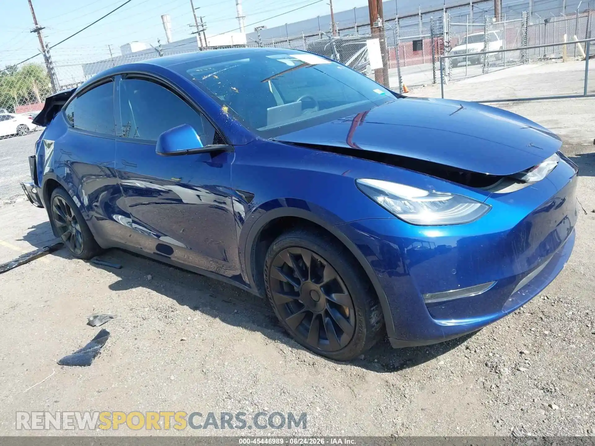 1 Photograph of a damaged car 5YJYGDEE9MF287646 TESLA MODEL Y 2021