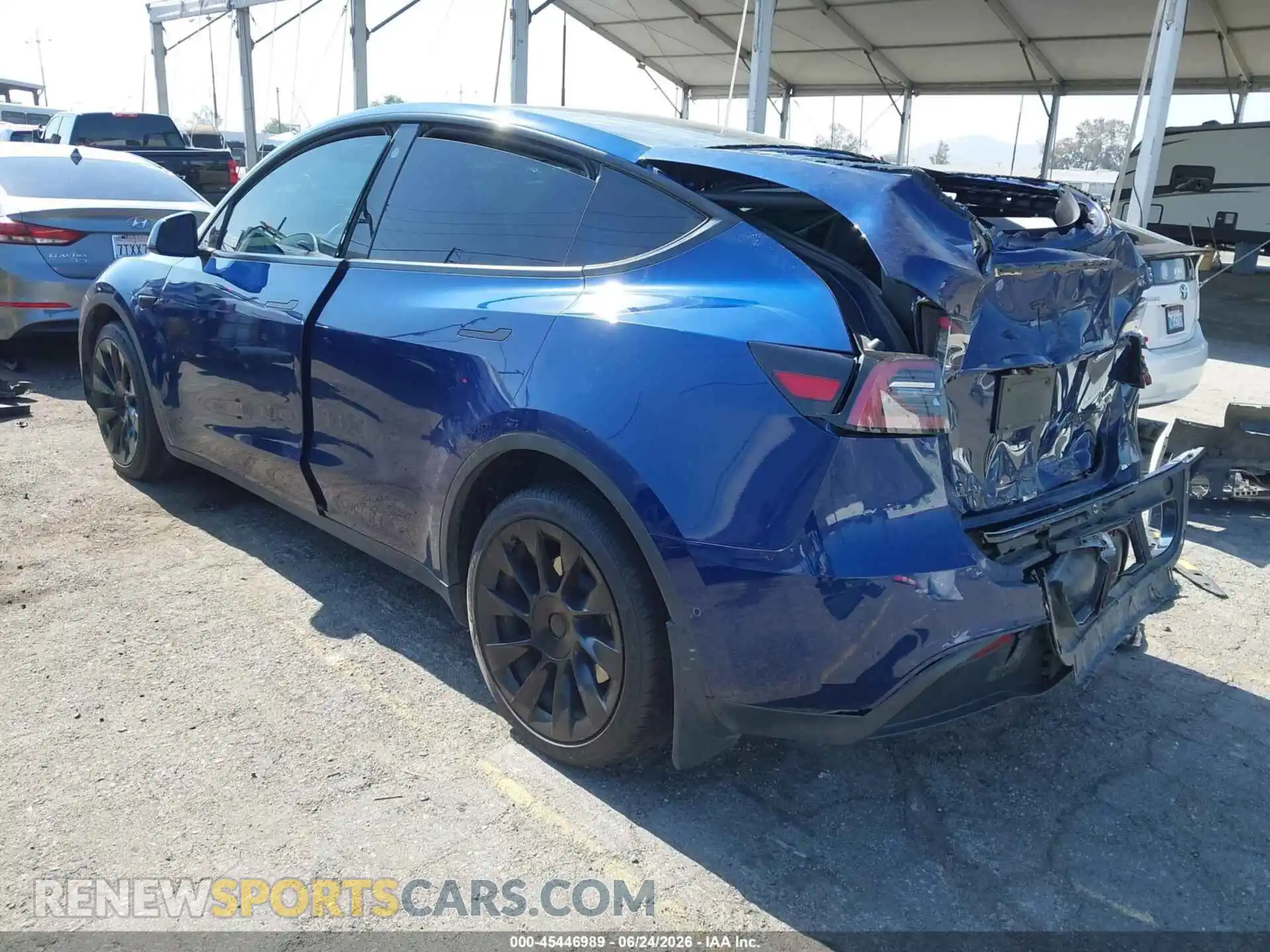 3 Photograph of a damaged car 5YJYGDEE9MF287646 TESLA MODEL Y 2021