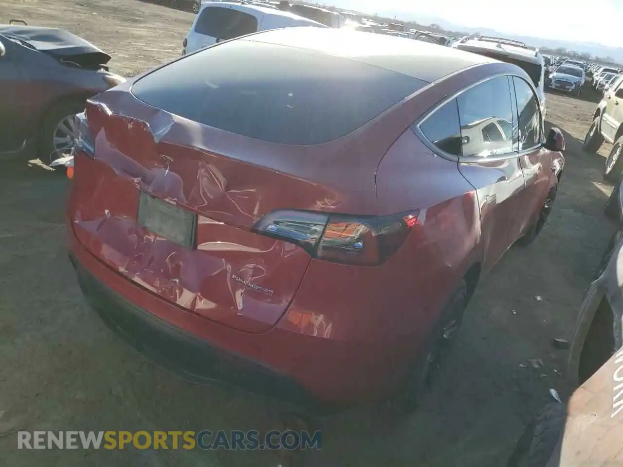 3 Photograph of a damaged car 5YJYGDEE9MF300931 TESLA MODEL Y 2021