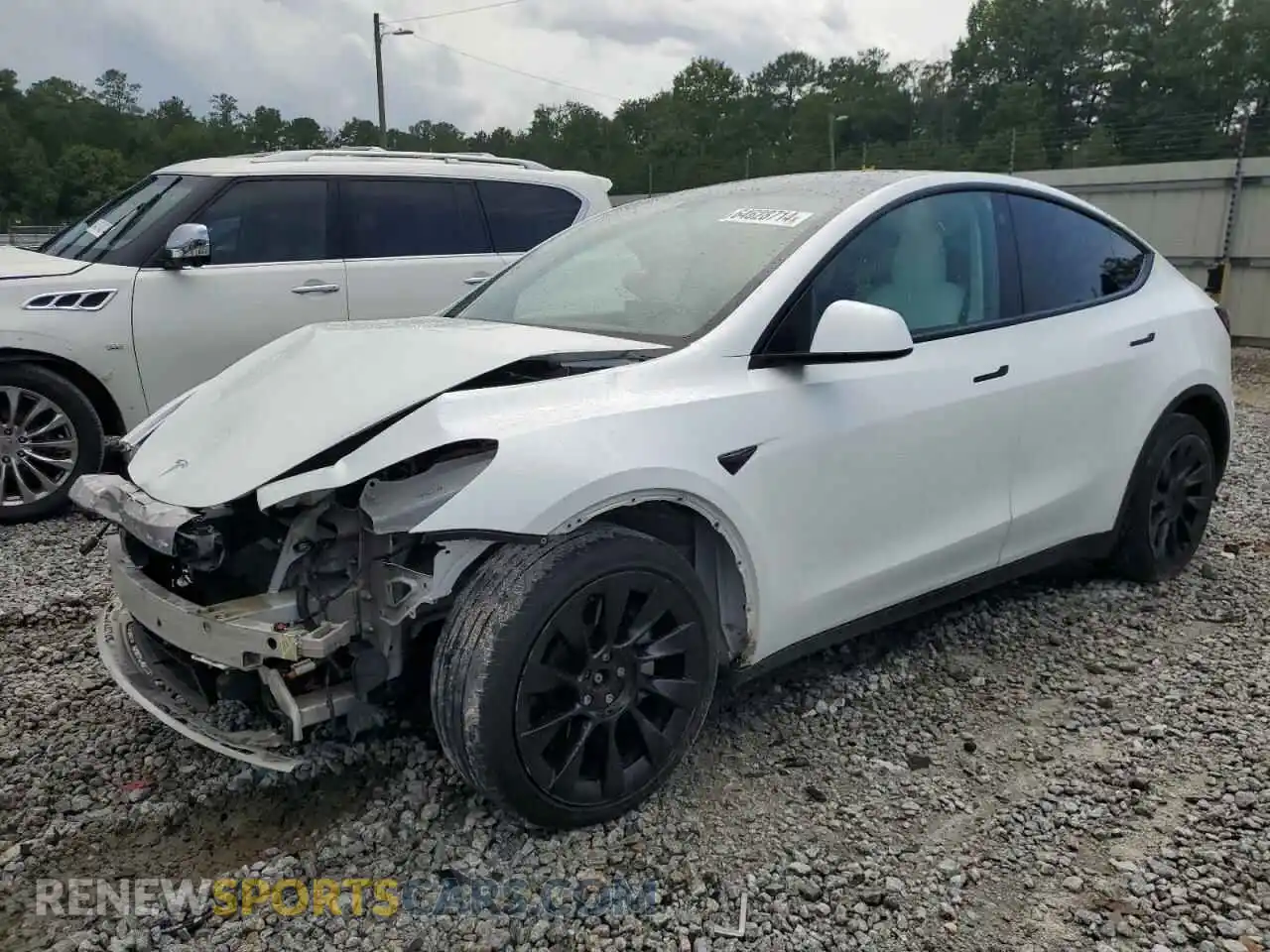 1 fotografías del automóvil dañado 5YJYGDEEXMF064290 TESLA MODEL Y 2021