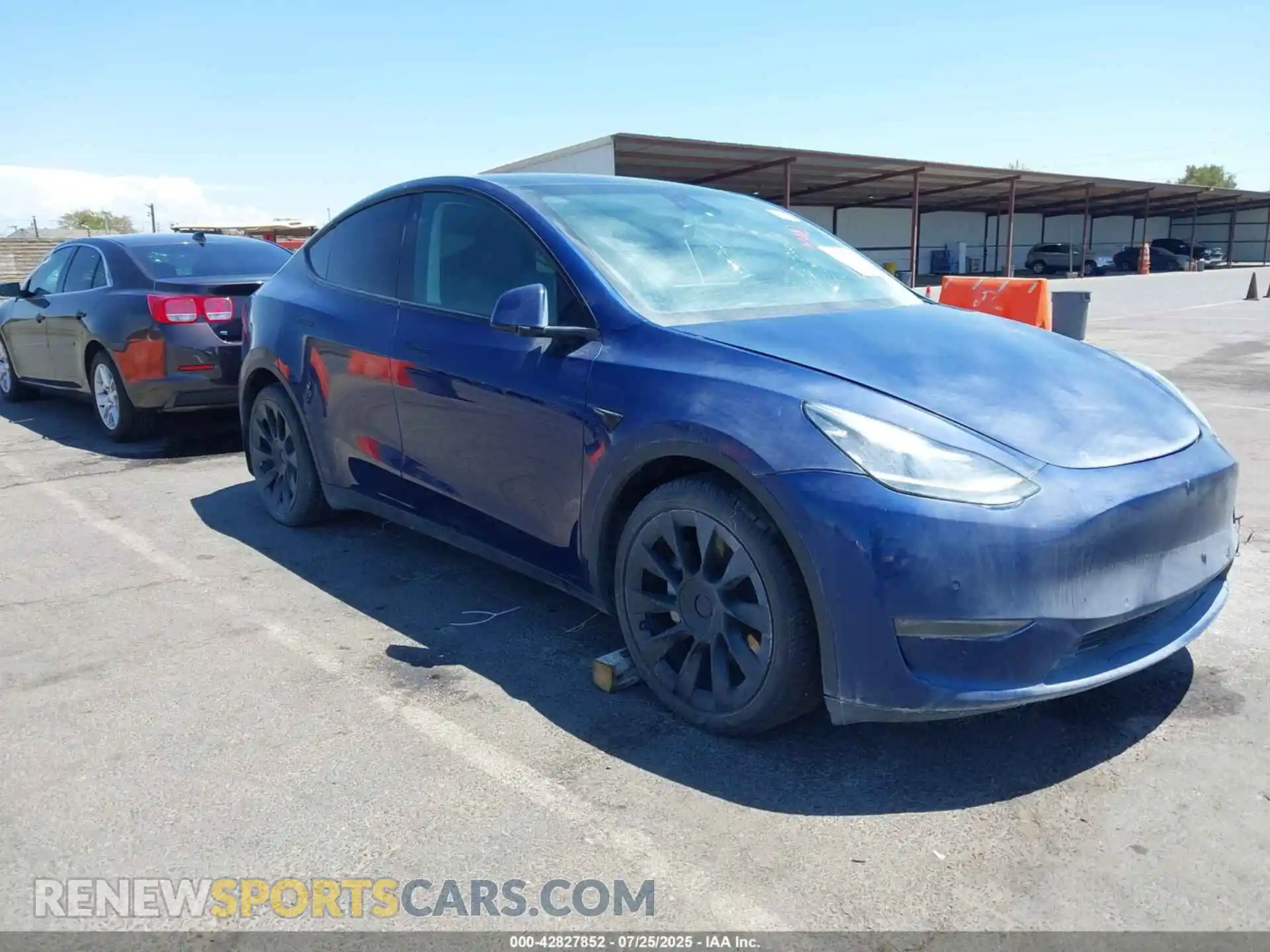 1 Photograph of a damaged car 5YJYGDEEXMF067965 TESLA MODEL Y 2021