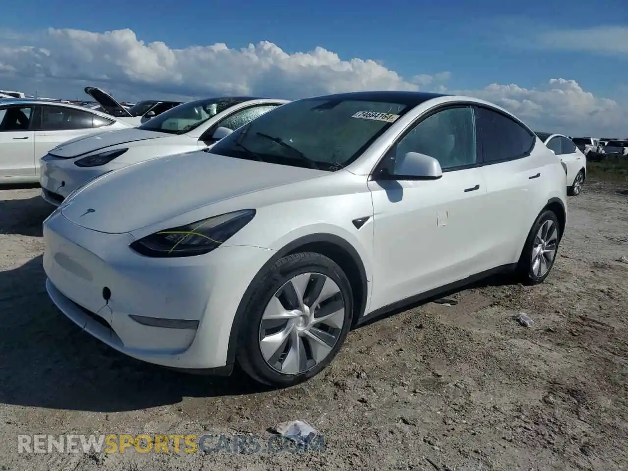 1 Photograph of a damaged car 5YJYGDEEXMF081266 TESLA MODEL Y 2021