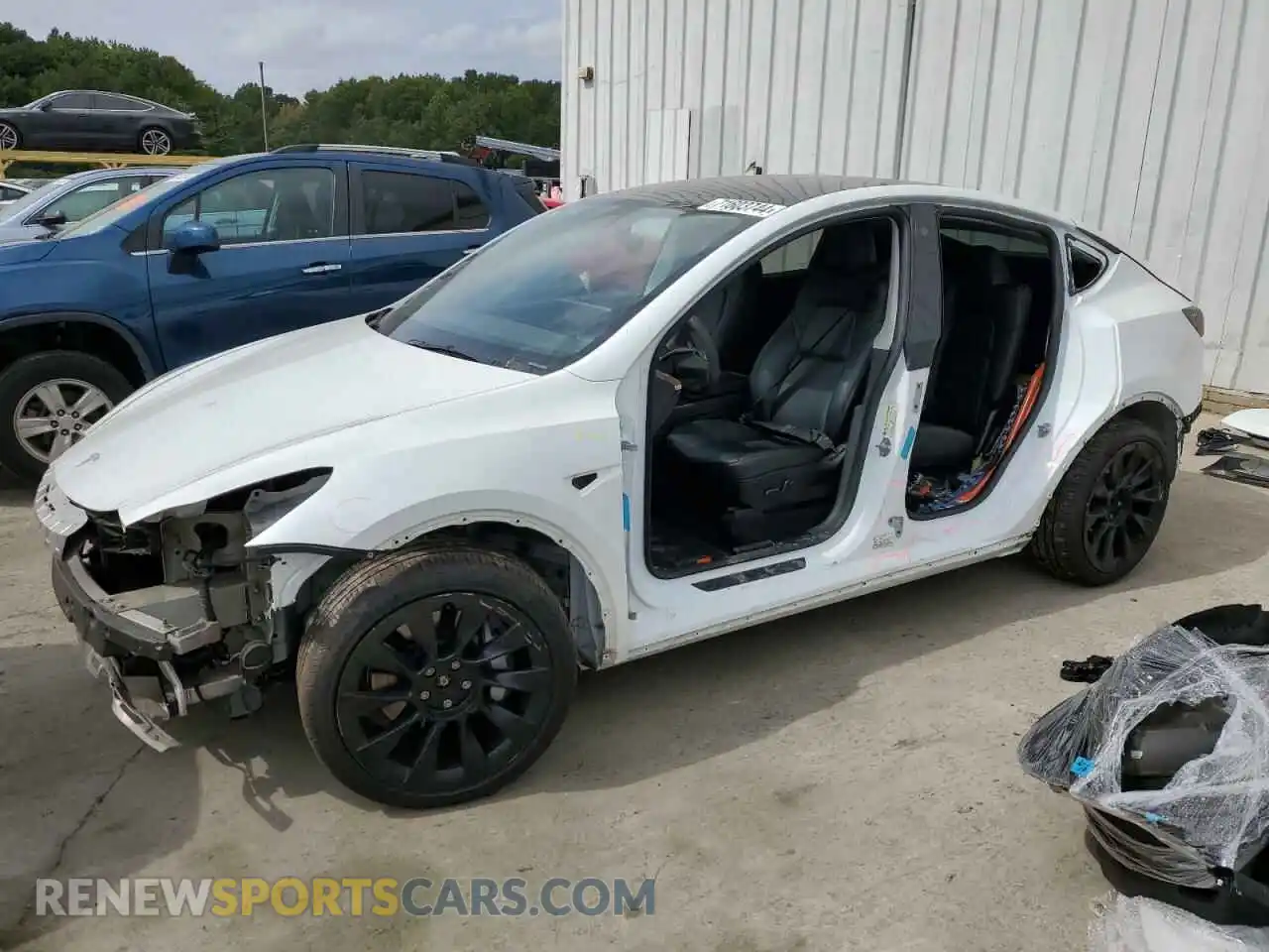 1 Фотография поврежденного автомобиля 5YJYGDEEXMF088542 TESLA MODEL Y 2021