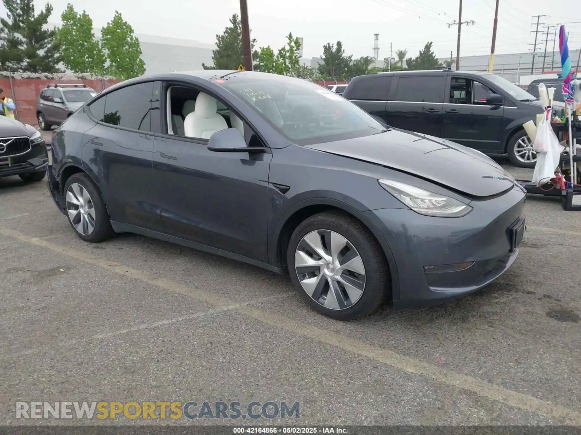1 Фотография поврежденного автомобиля 5YJYGDEEXMF092901 TESLA MODEL Y 2021