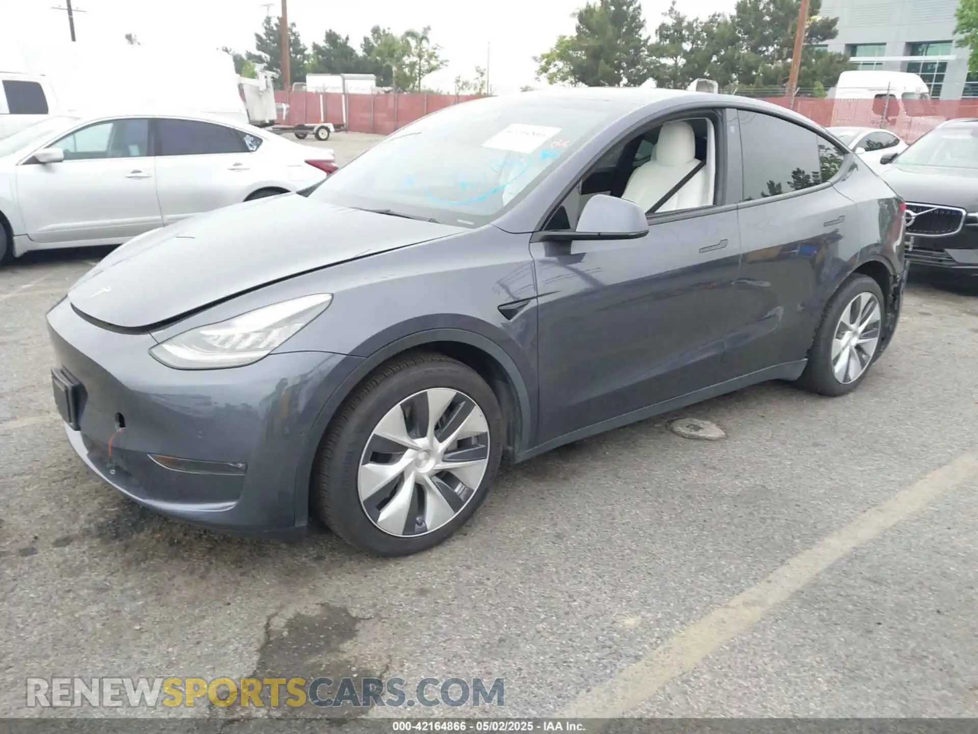 2 Фотография поврежденного автомобиля 5YJYGDEEXMF092901 TESLA MODEL Y 2021